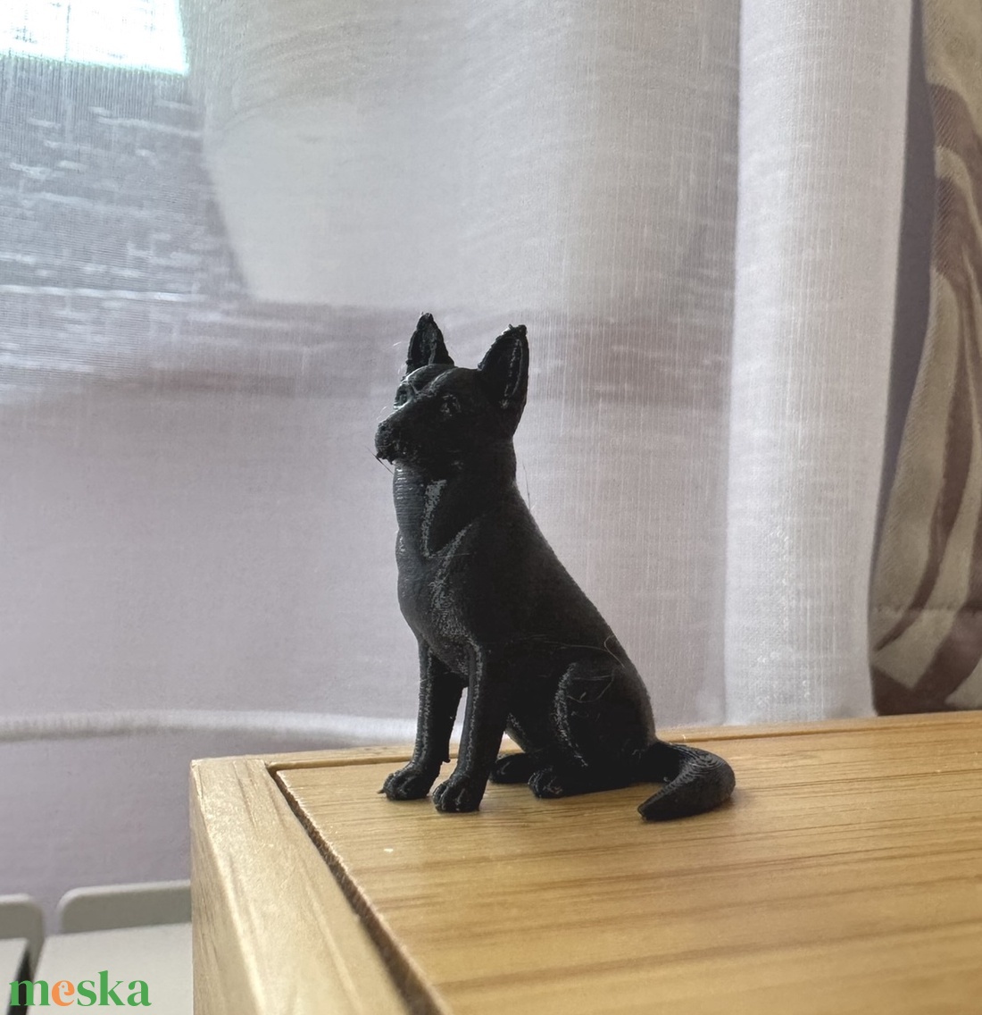 Mini farkaskutya figura - otthon & életmód - dekoráció - dekoratív figurák és szobrok - Meska.hu