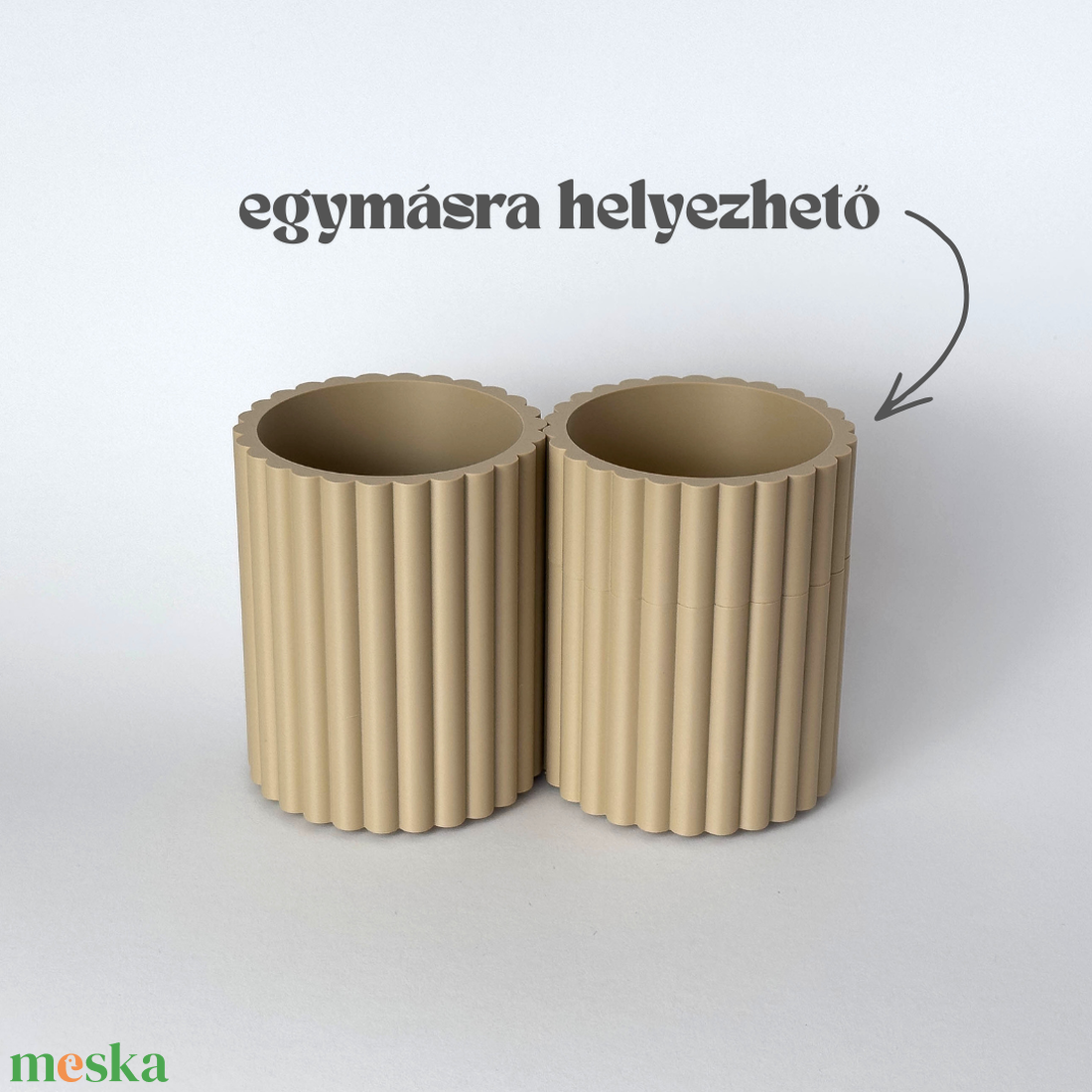 Asztali tároló szett PIHE - tolltartó, ecsettartó - otthon & életmód - tárolás & rendszerezés - íróasztali tároló - Meska.hu