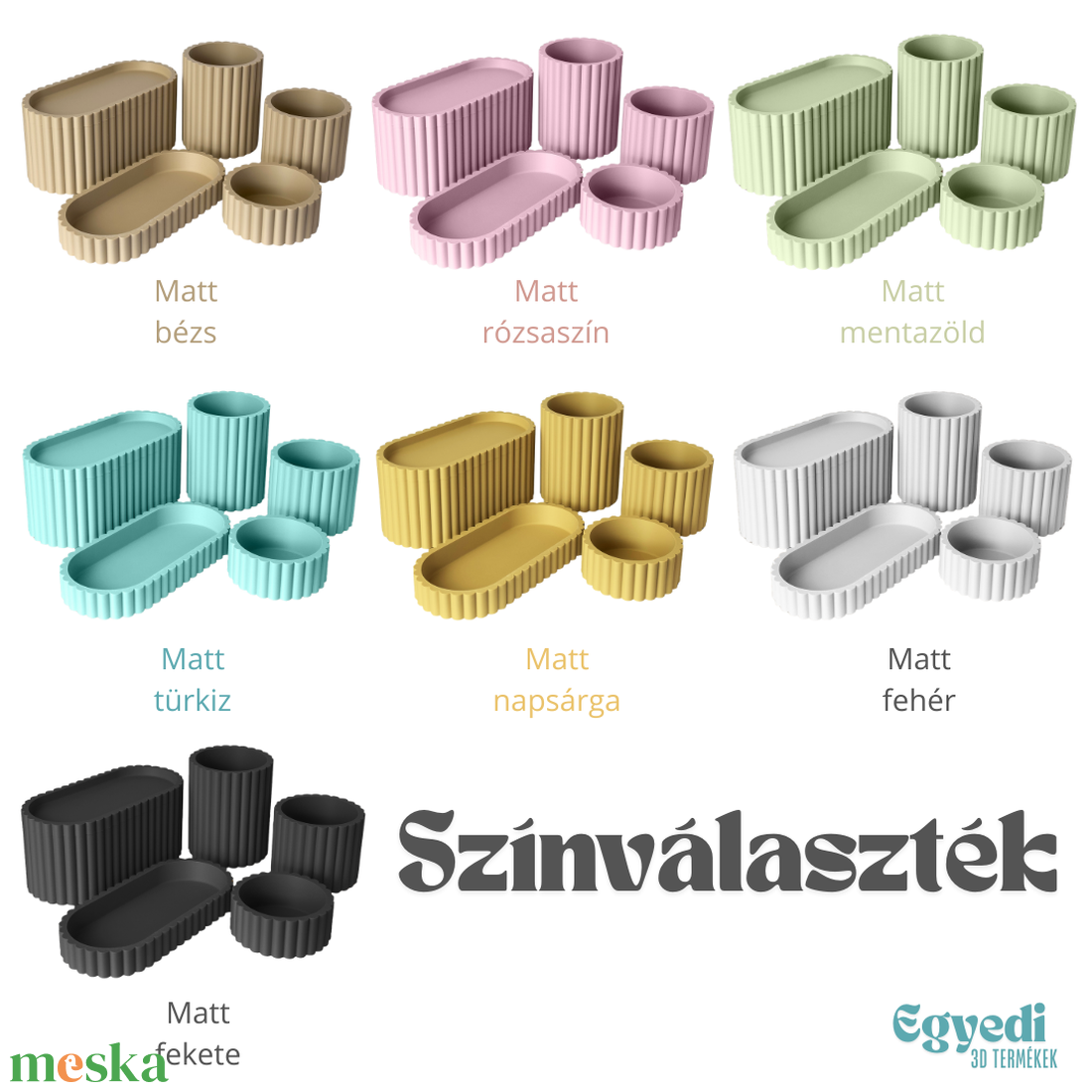 Asztali tároló szett PIHE - tolltartók, doboz és tálca - otthon & életmód - tárolás & rendszerezés - íróasztali tároló - Meska.hu