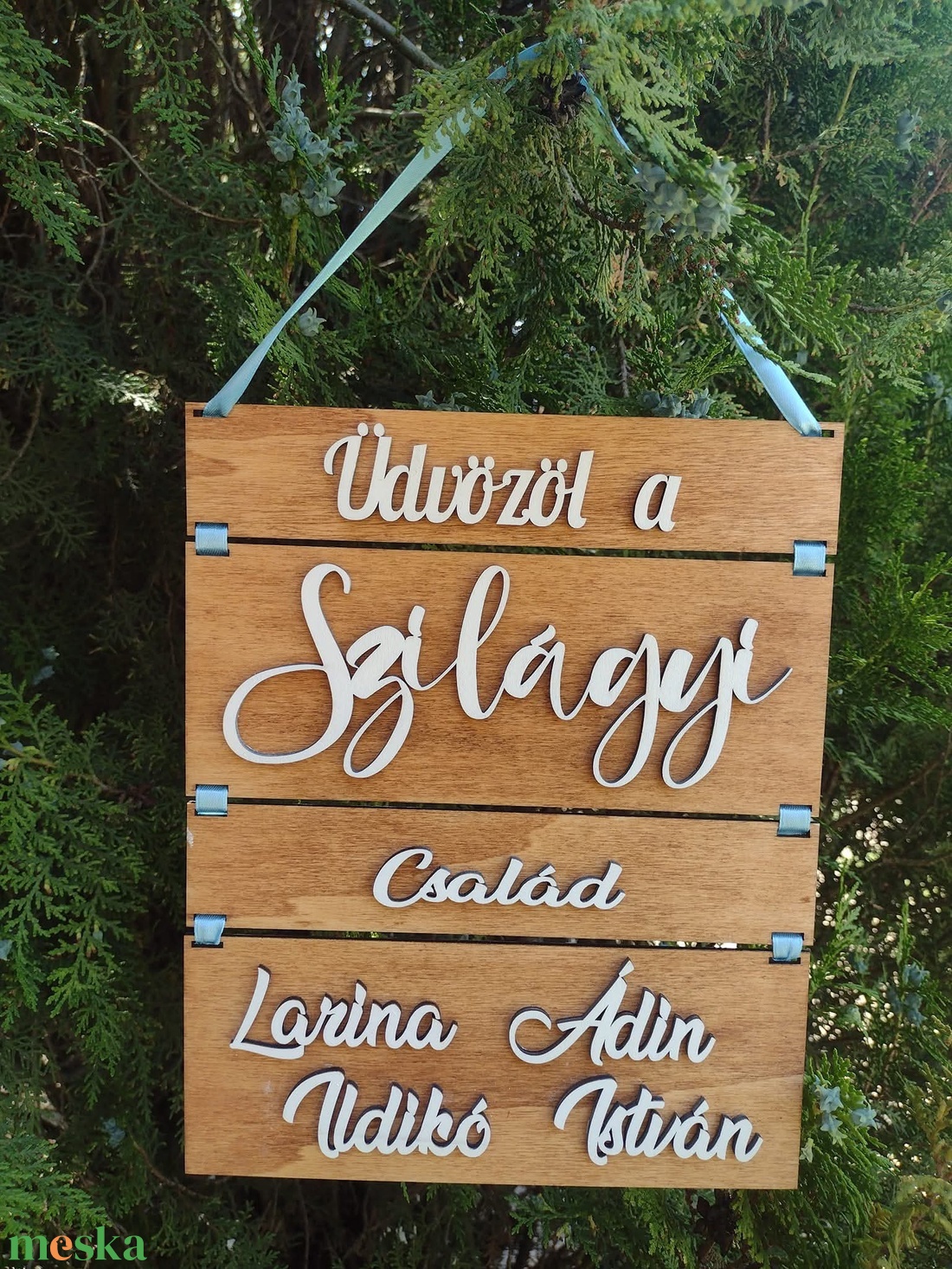 Üdvözlő tábla  - otthon & életmód - dekoráció - ajtó- és ablak dekoráció - ajtótábla - Meska.hu