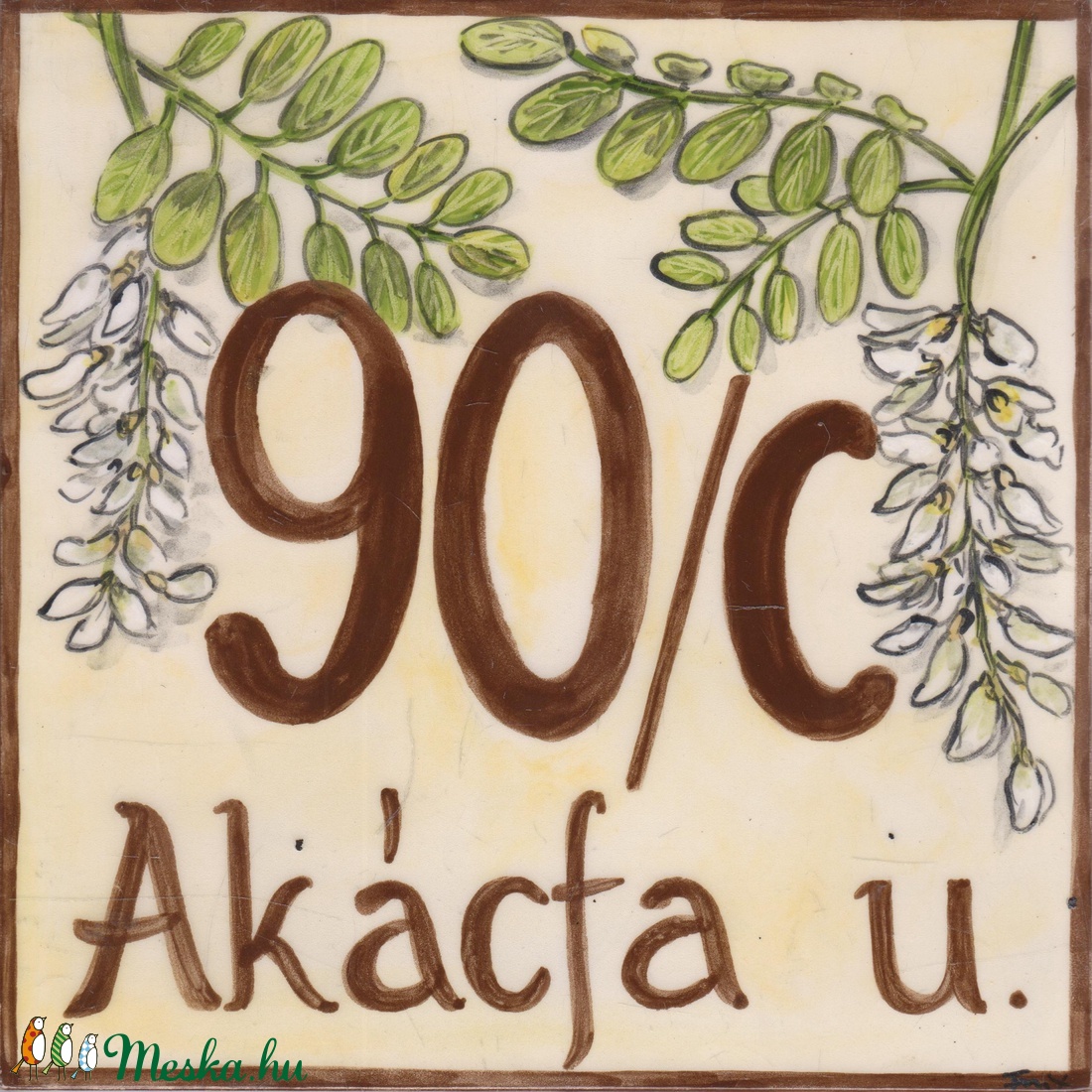 Egyedi  házszámtábla - otthon & életmód - ház & kert - házszám - Meska.hu