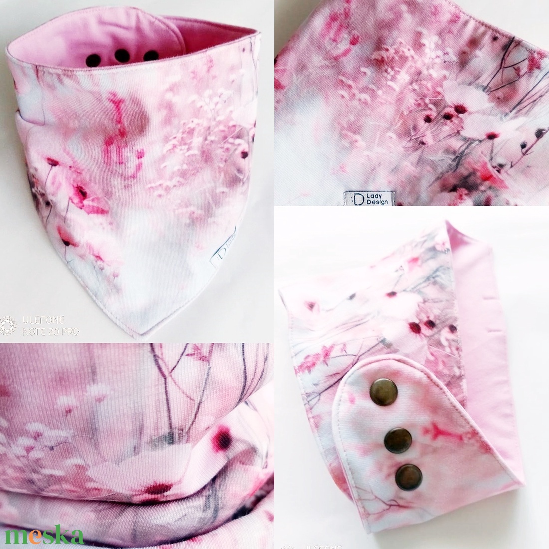 Virágok sapka sál vízálló nyálkendő  - ruha & divat - babaruha & gyerekruha - babasapka - Meska.hu