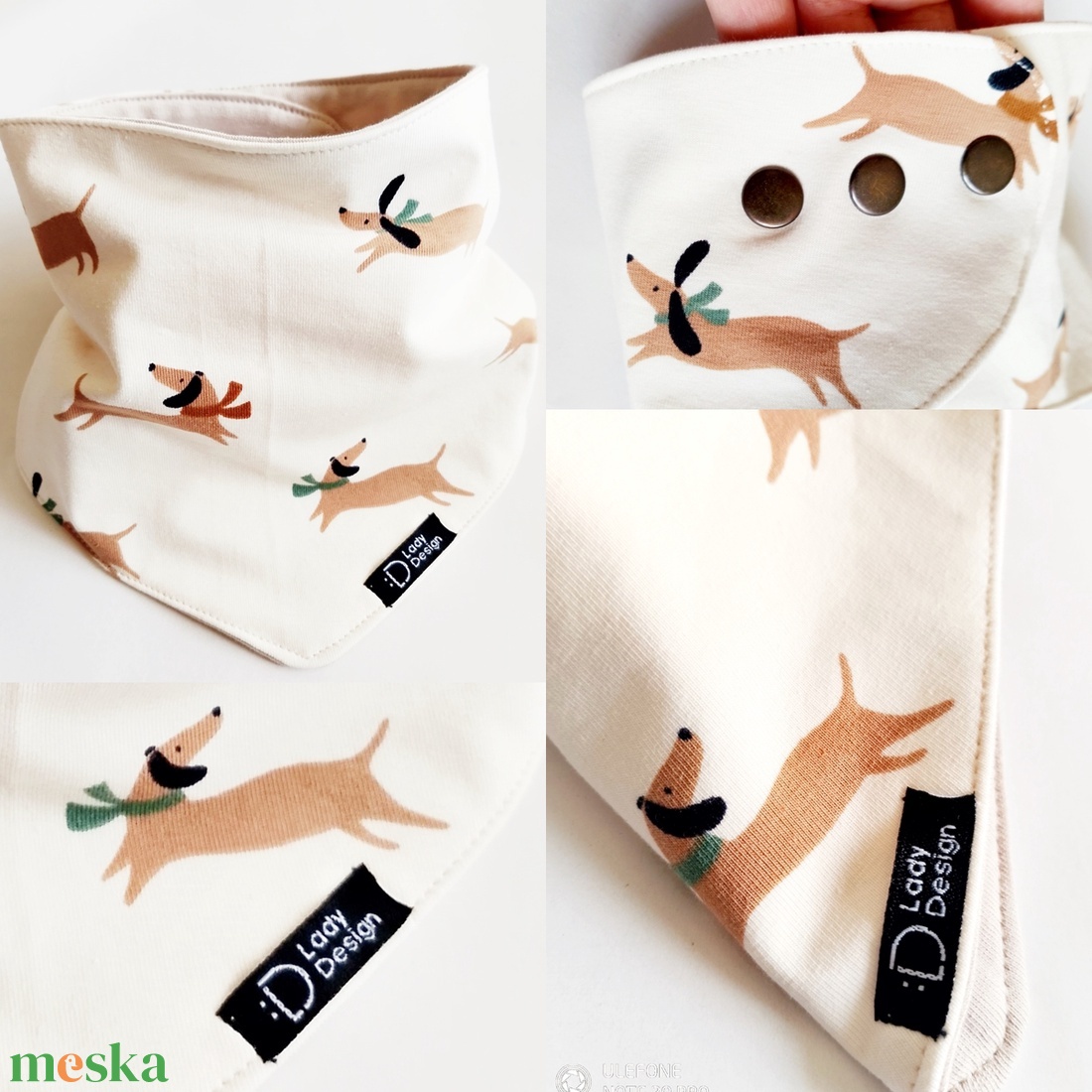 Tacsis vízálló nyálkendő  - ruha & divat - babaruha & gyerekruha - előke & nyálkendő - Meska.hu