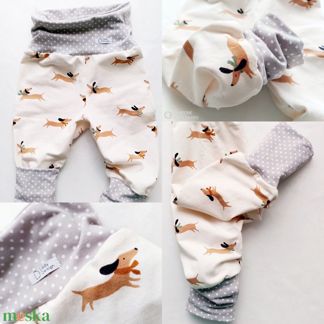 Tacsis pöttyös  - ruha & divat - babaruha & gyerekruha - nadrág - Meska.hu