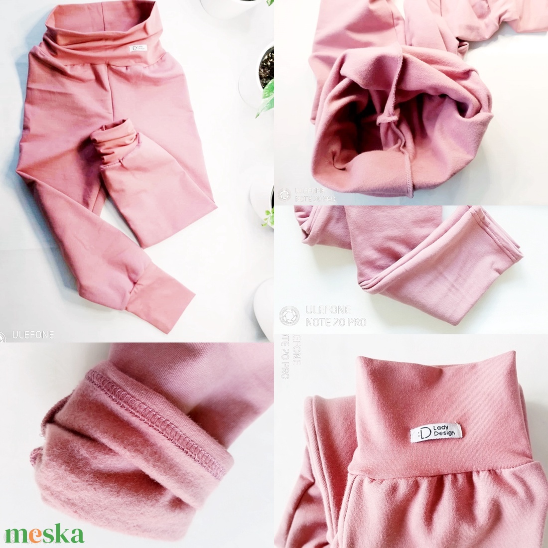 Bio bolyhos szabadidő nadrág leggins  - ruha & divat - babaruha & gyerekruha - nadrág - Meska.hu