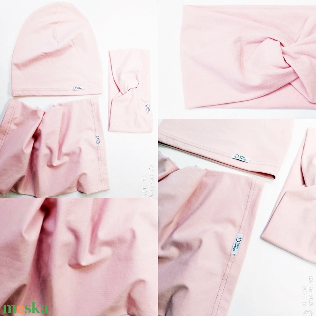 Egyszínű sapi-sál  - ruha & divat - sál, sapka, kendő - sapka & sál szett - Meska.hu