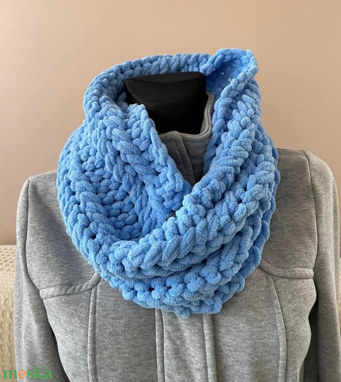 Puffy mintás  csősál - ruha & divat - sál, sapka, kendő - sál - Meska.hu