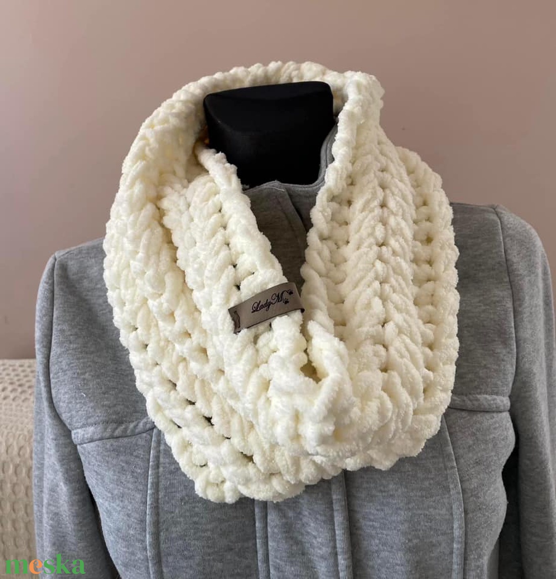 Puffy mintás  csősál - ruha & divat - sál, sapka, kendő - sál - Meska.hu