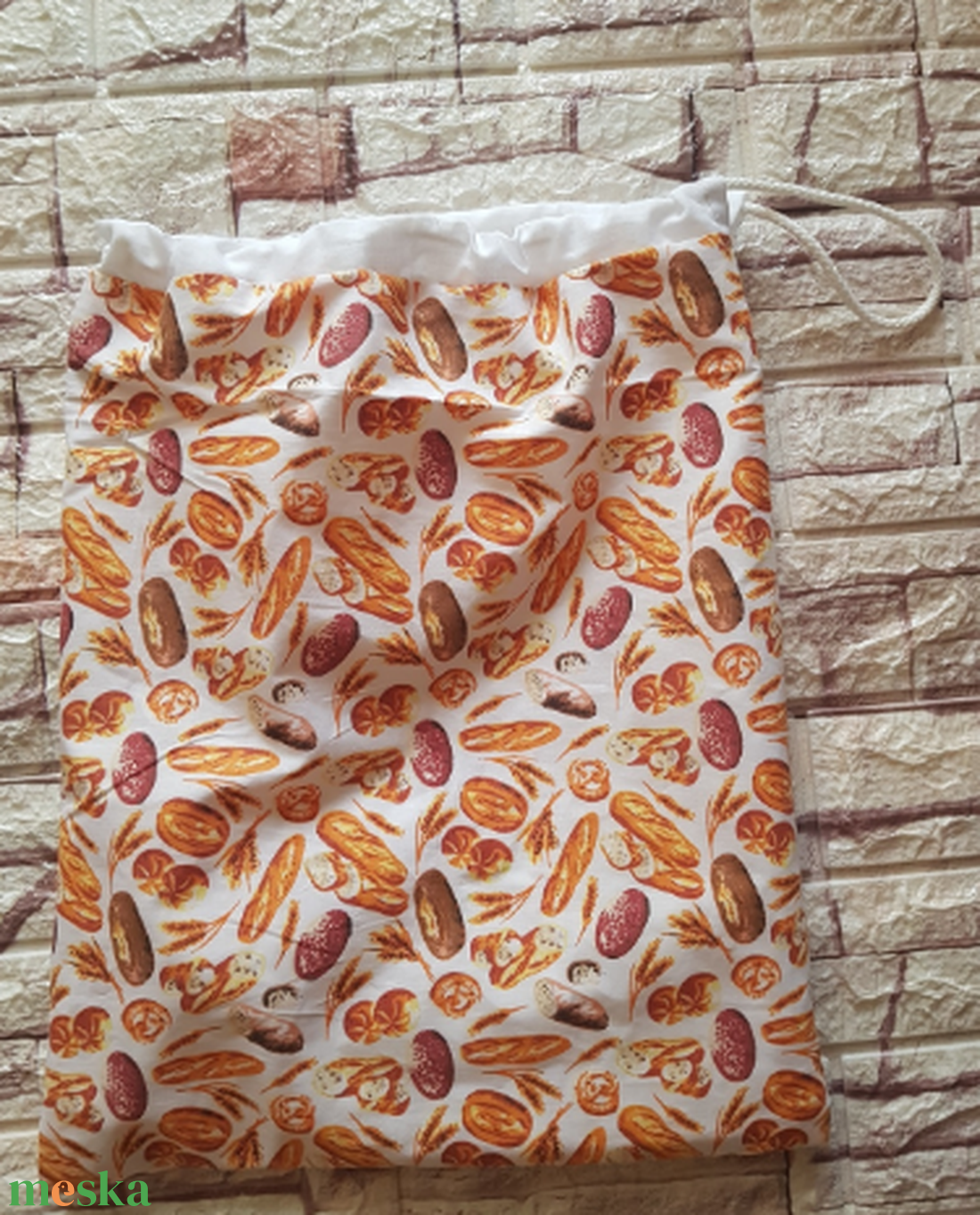 Kenyeres zsák frissen tartó PUL béléssel - táska & tok - bevásárlás & shopper táska - kenyeres zsák - Meska.hu