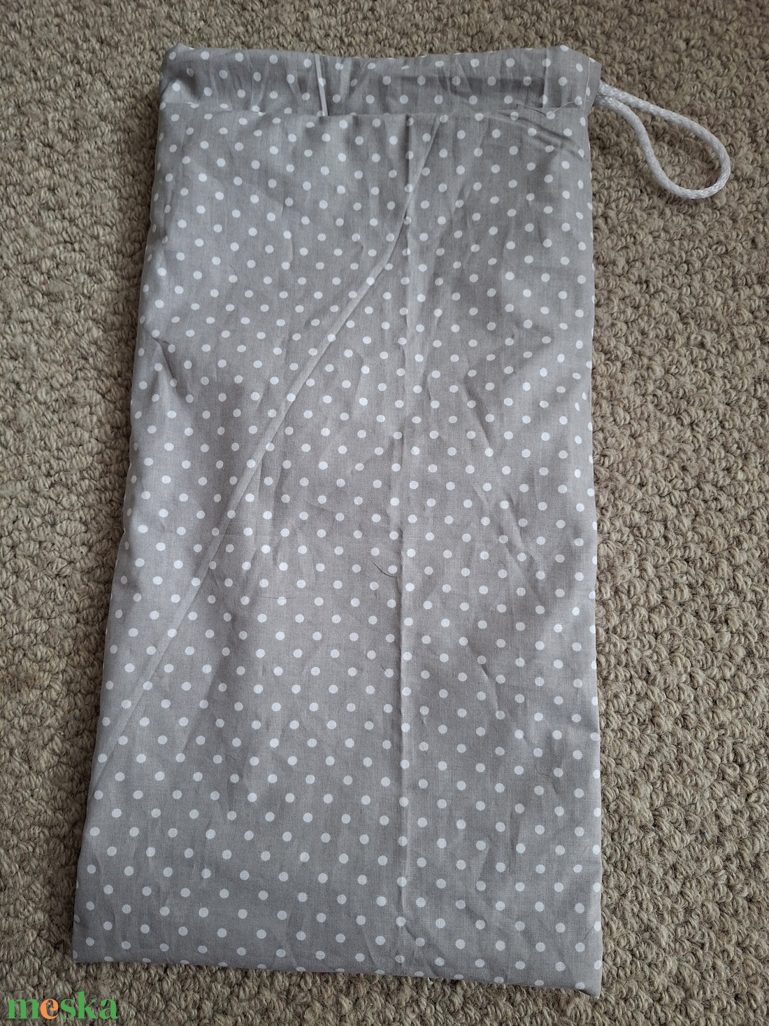 Nagyméretű uzsonnás zsák frissen tartó PUL béléssel - táska & tok - bevásárlás & shopper táska - kenyeres zsák - Meska.hu