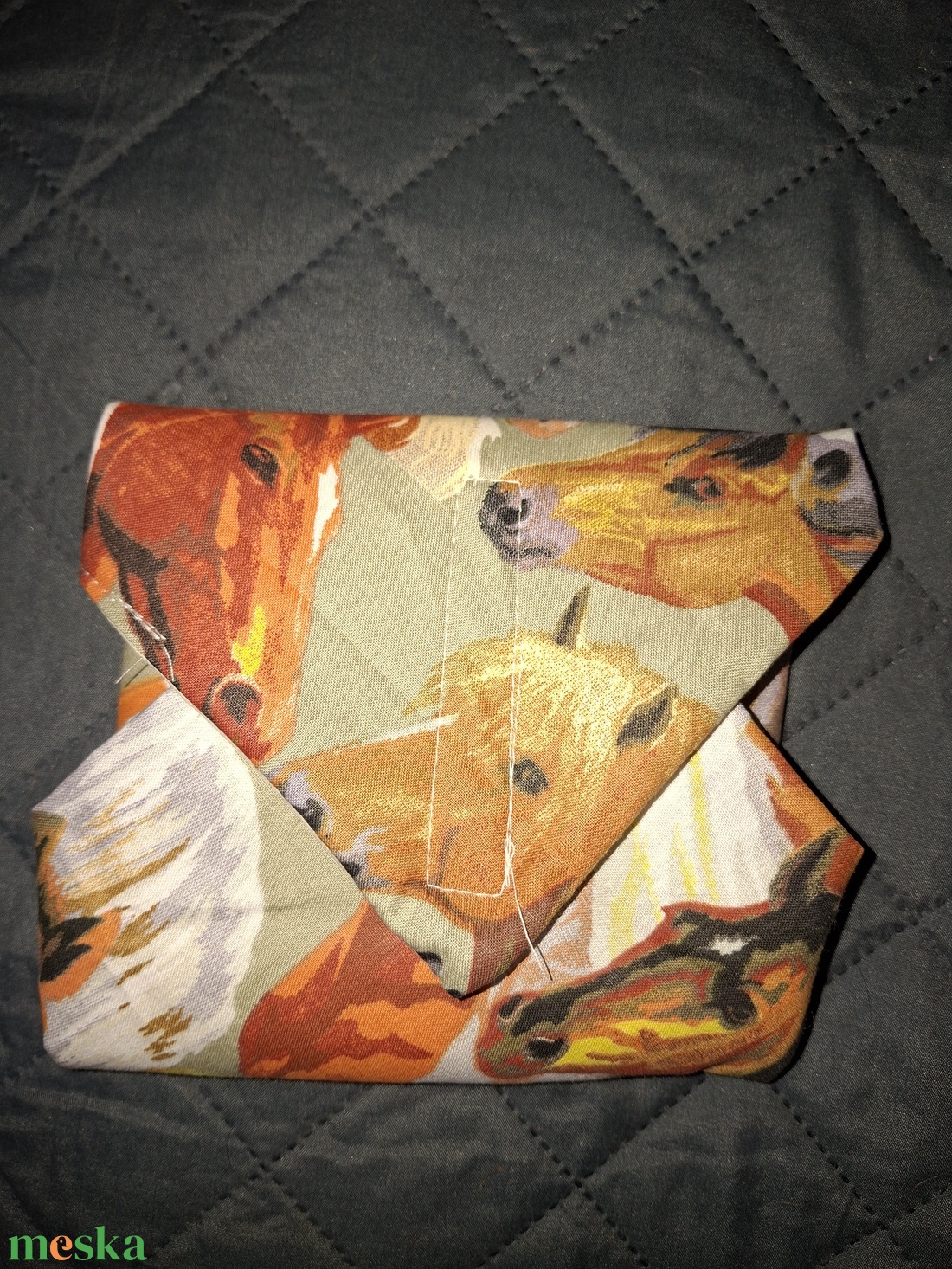 Lovas újraszalvéta - otthon & életmód - konyhafelszerelés, tálalás - konyhai textil - szalvéta - Meska.hu