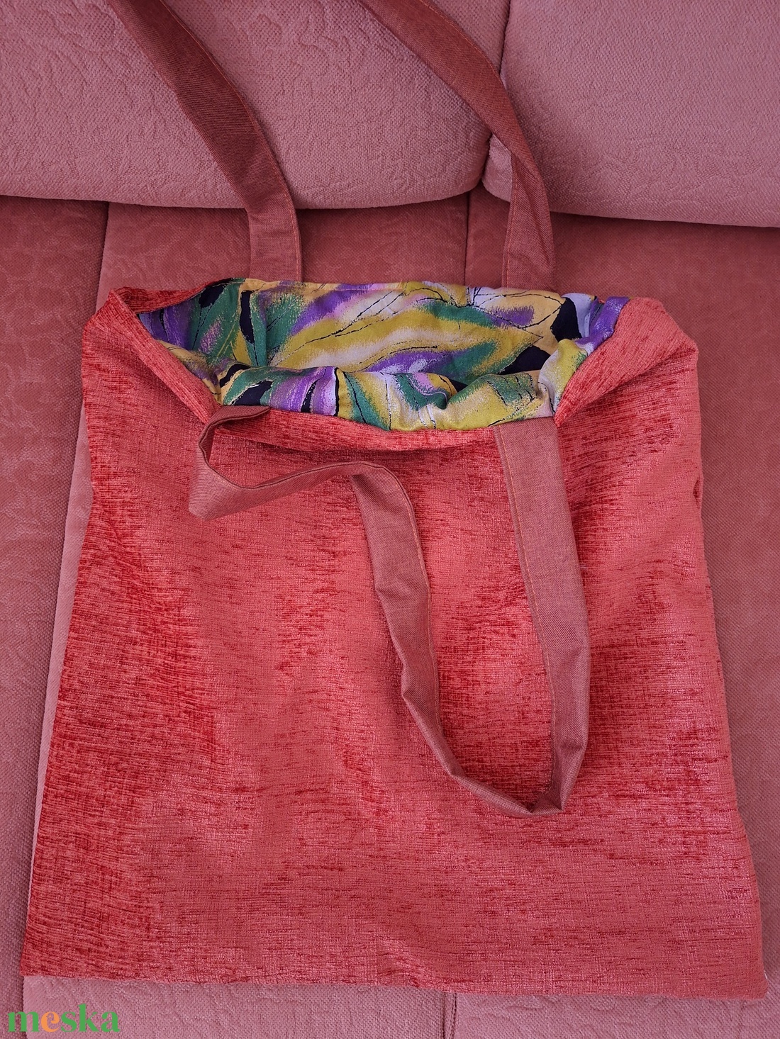 Retro stílus bevásárló táska - táska & tok - bevásárlás & shopper táska - shopper, textiltáska, szatyor - Meska.hu