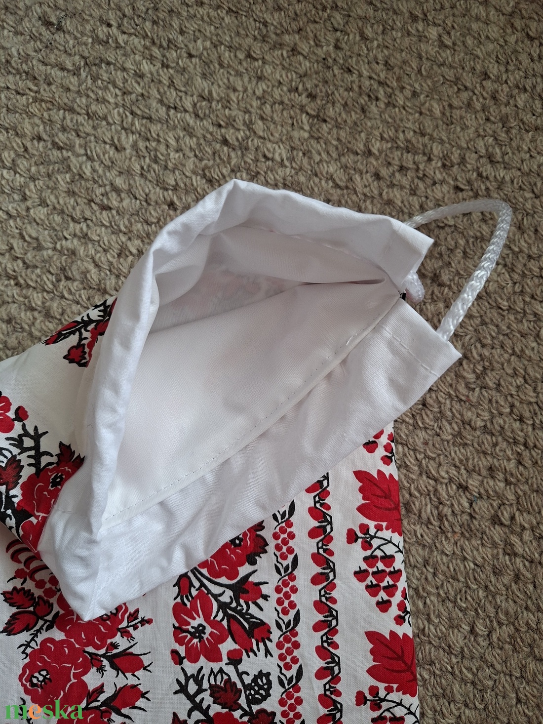 Uzsonnás zsák frissen tartó PUL béléssel - táska & tok - bevásárlás & shopper táska - kenyeres zsák - Meska.hu