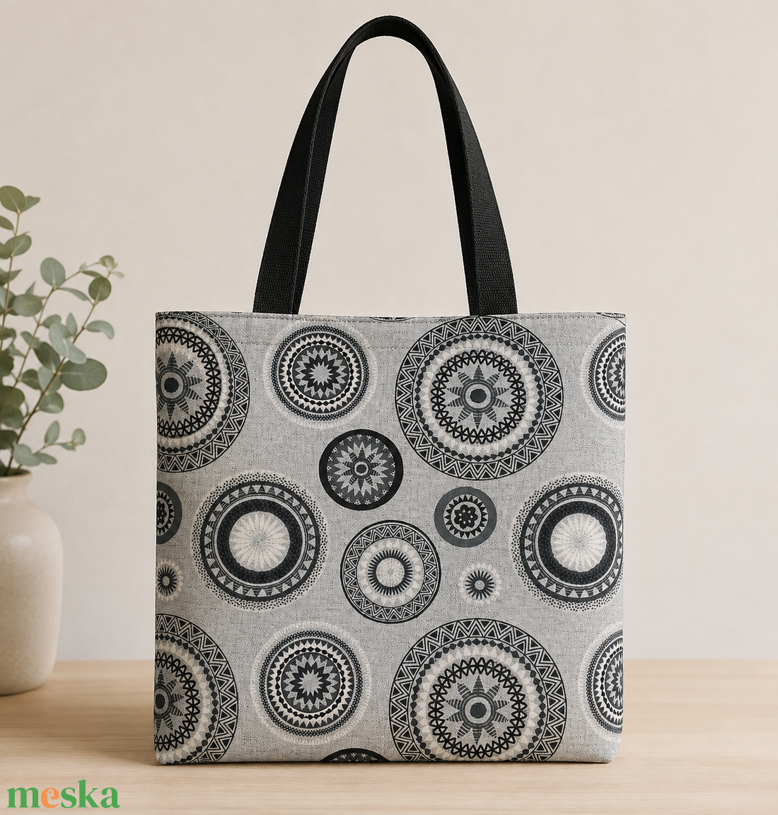 Mandalás bevásárló táska - táska & tok - bevásárlás & shopper táska - shopper, textiltáska, szatyor - Meska.hu