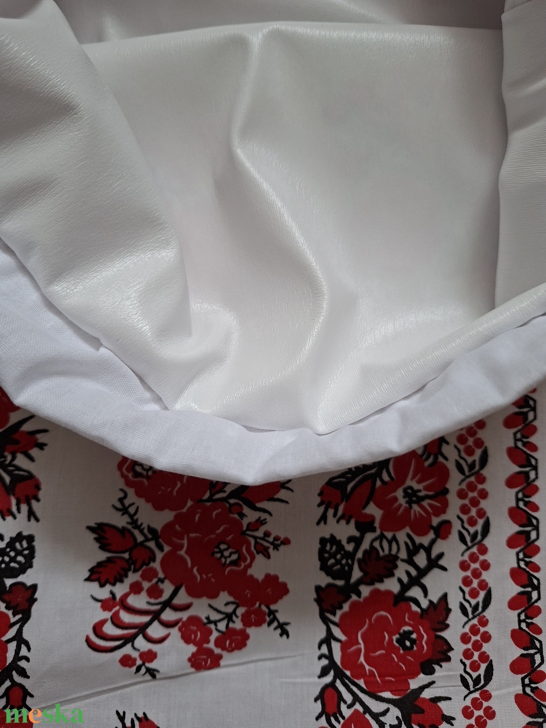 Nagyméretű kenyeres zsák frissen tartó PUL béléssel - táska & tok - bevásárlás & shopper táska - kenyeres zsák - Meska.hu