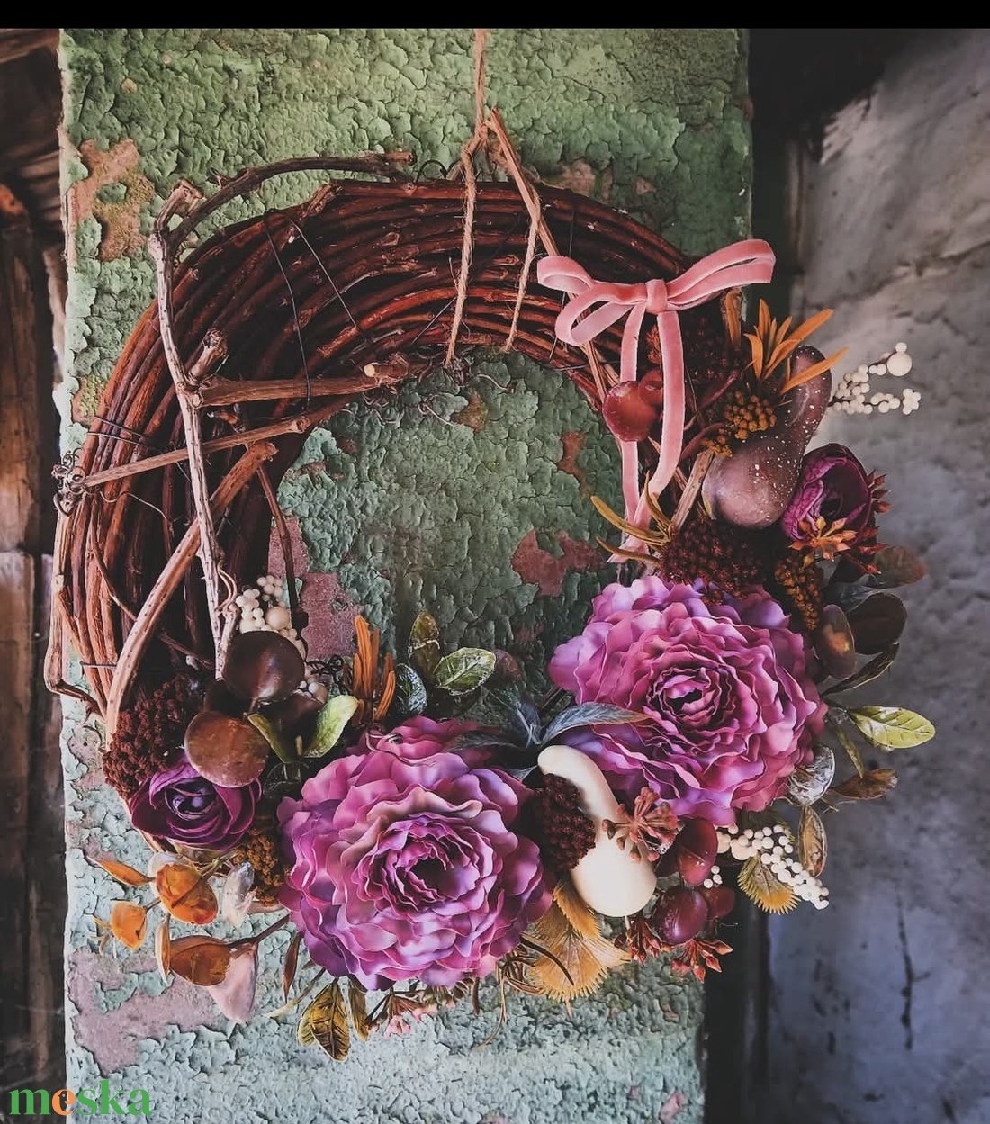 Lila- őszi kopogtató - otthon & életmód - dekoráció - ajtó- és ablak dekoráció - ajtódísz & kopogtató - Meska.hu Lila- őszi kopogtató - otthon & életmód - dekoráció - ajtó- és ablak dekoráció - ajtódísz & kopogtató - Meska.hu