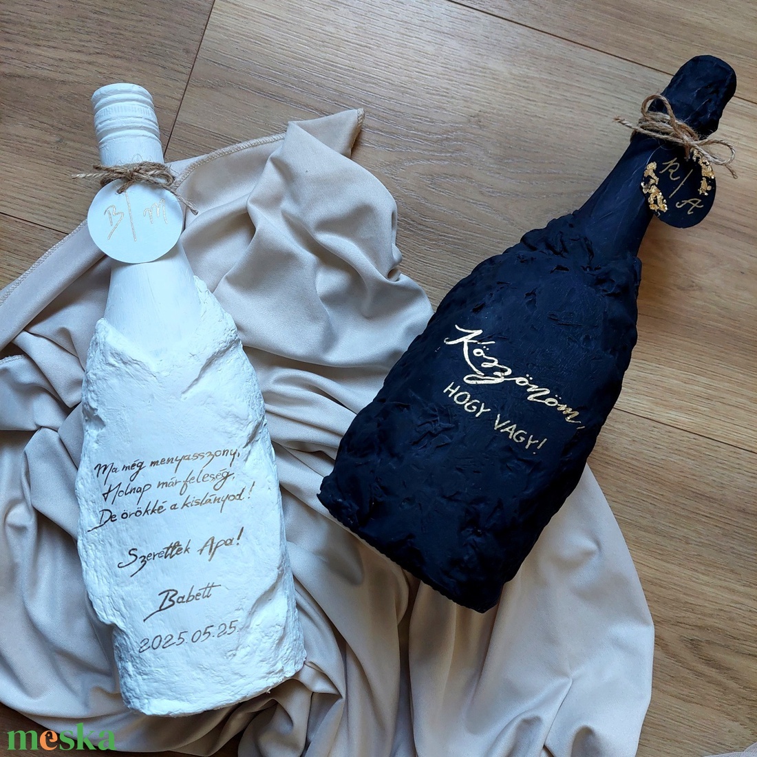 Szülőköszöntő ajándék apukáknak, örömapáknak, tanufelkérő, bortartó, alkoholos üveg, italtartó, bármilyen alkohollal - esküvő - emlék & ajándék - szülőköszöntő ajándék - Meska.hu