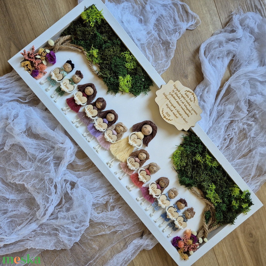 Ballagási, évvégi ajándék pedagógusoknak, óvónőknek, dadusoknak, tanároknak makramé babákkal - esküvő - emlék & ajándék - köszönőajándék - Meska.hu