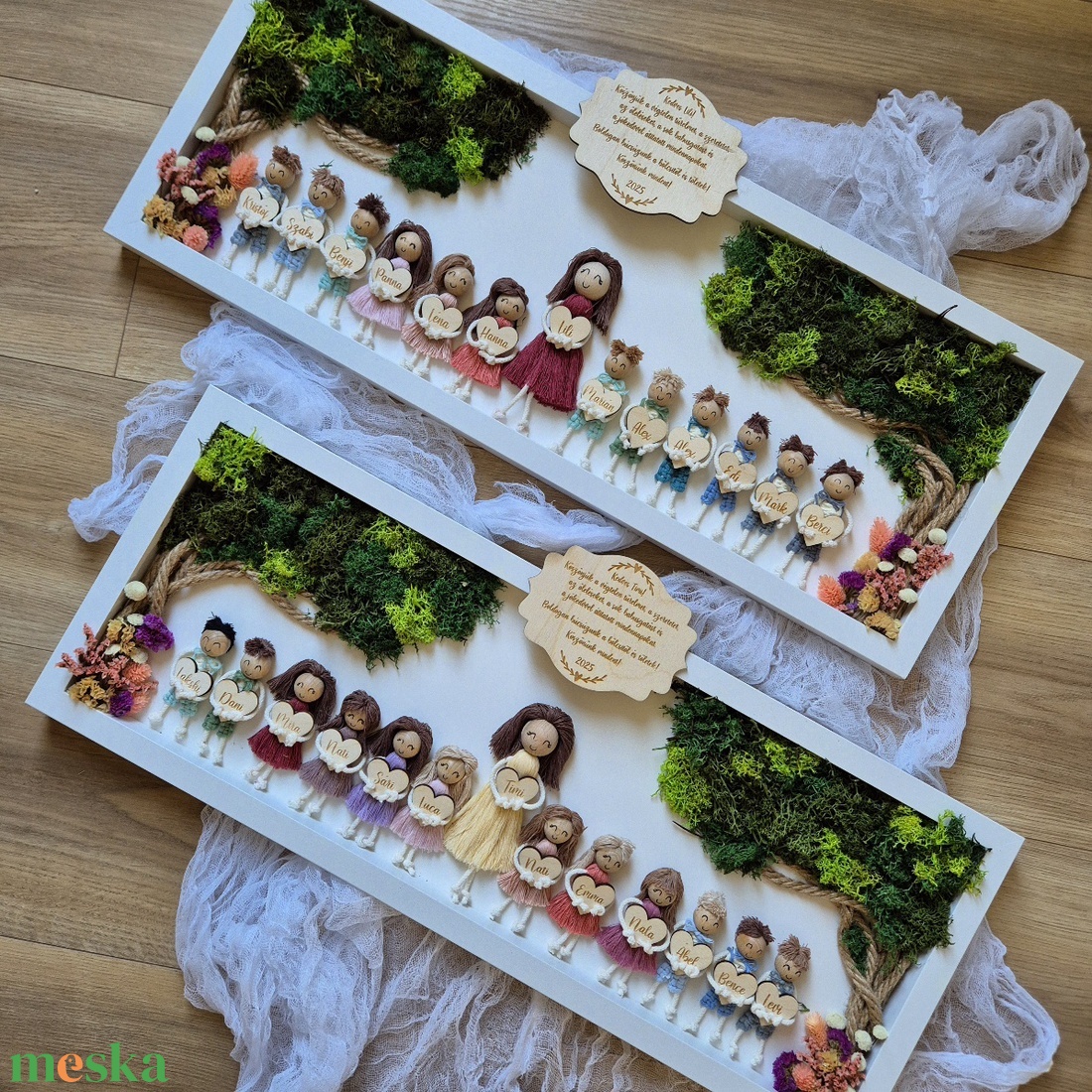 Ballagási, évvégi ajándék pedagógusoknak, óvónőknek, dadusoknak, tanároknak makramé babákkal - esküvő - emlék & ajándék - köszönőajándék - Meska.hu