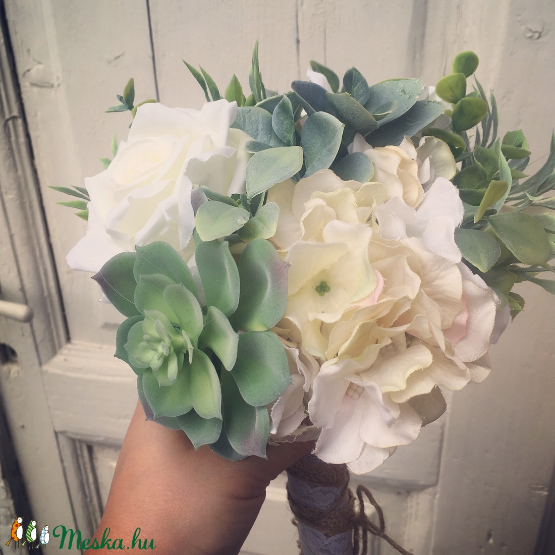 Vintage eskűvői csokor -  - Meska.hu