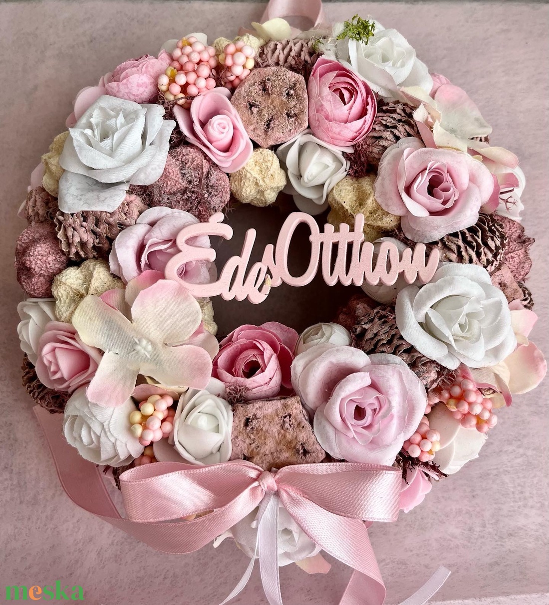 Édes otthon ajtódísz - otthon & életmód - dekoráció - ajtó- és ablak dekoráció - ajtódísz & kopogtató - Meska.hu