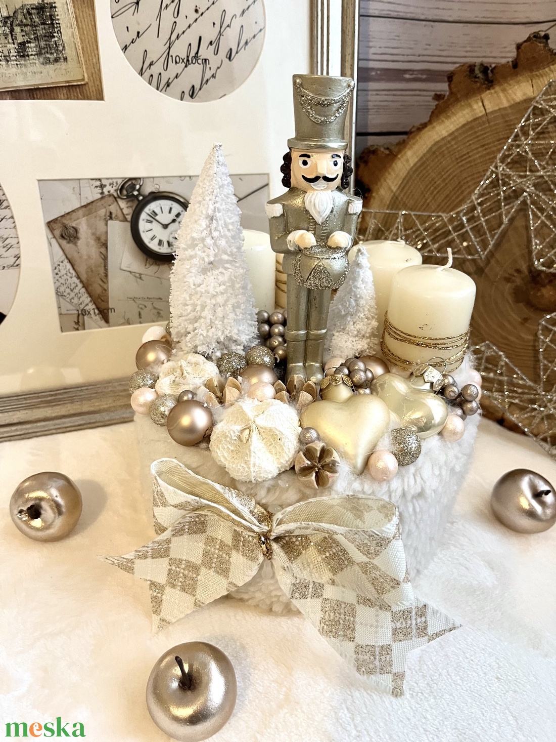 Diótörő adventi box - karácsony - adventi díszek - adventi asztaldísz - Meska.hu