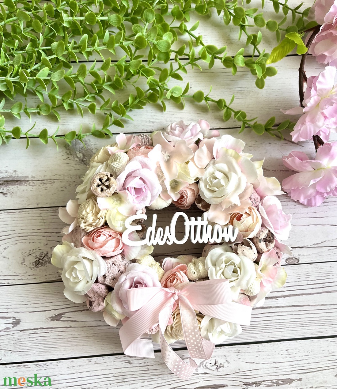 Édes otthon ajtódísz - otthon & életmód - dekoráció - ajtó- és ablak dekoráció - ajtódísz & kopogtató - Meska.hu