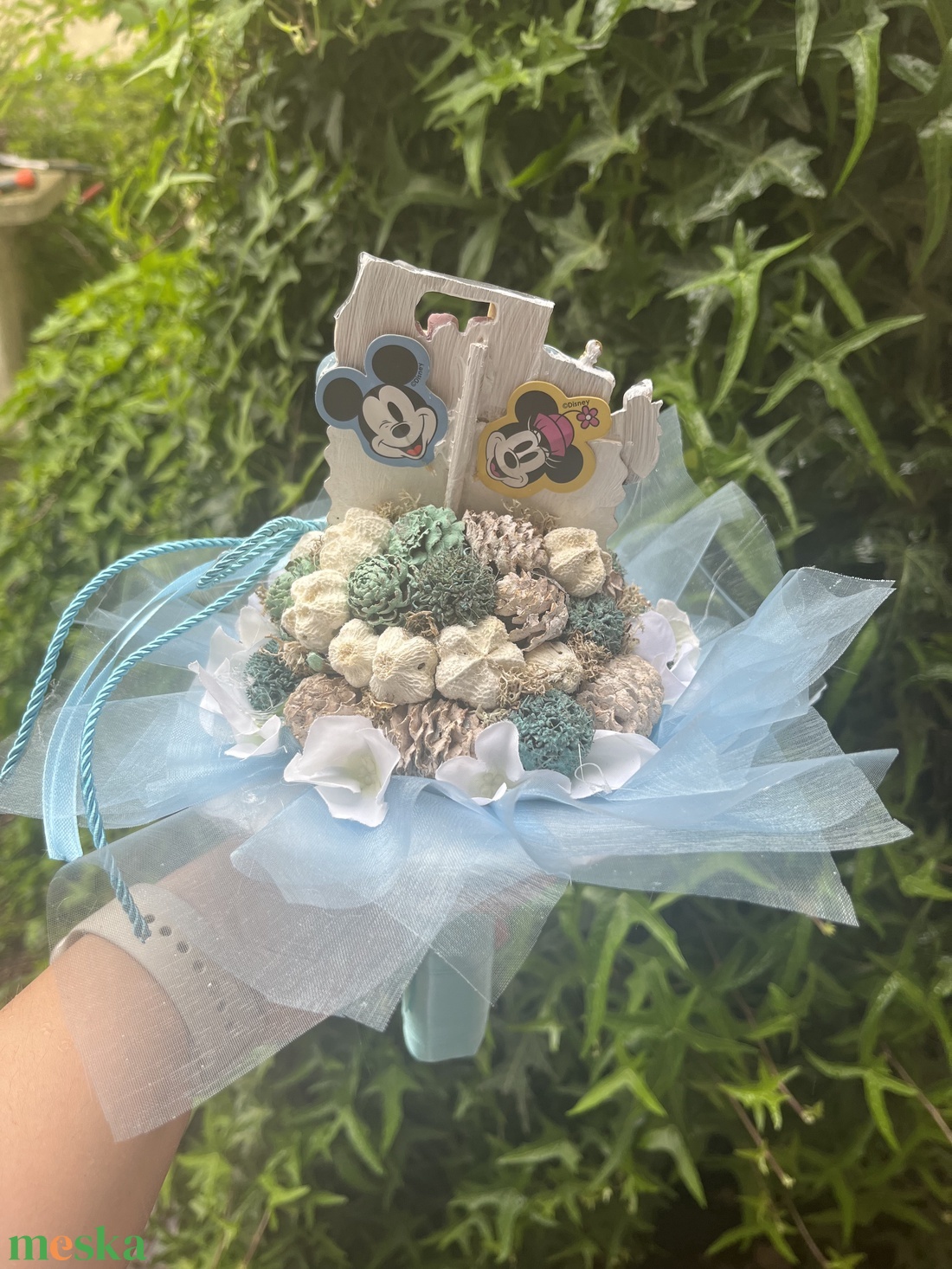 Ballagási csokor autós - otthon & életmód - dekoráció - virágdísz és tartó - csokor & virágdísz - Meska.hu