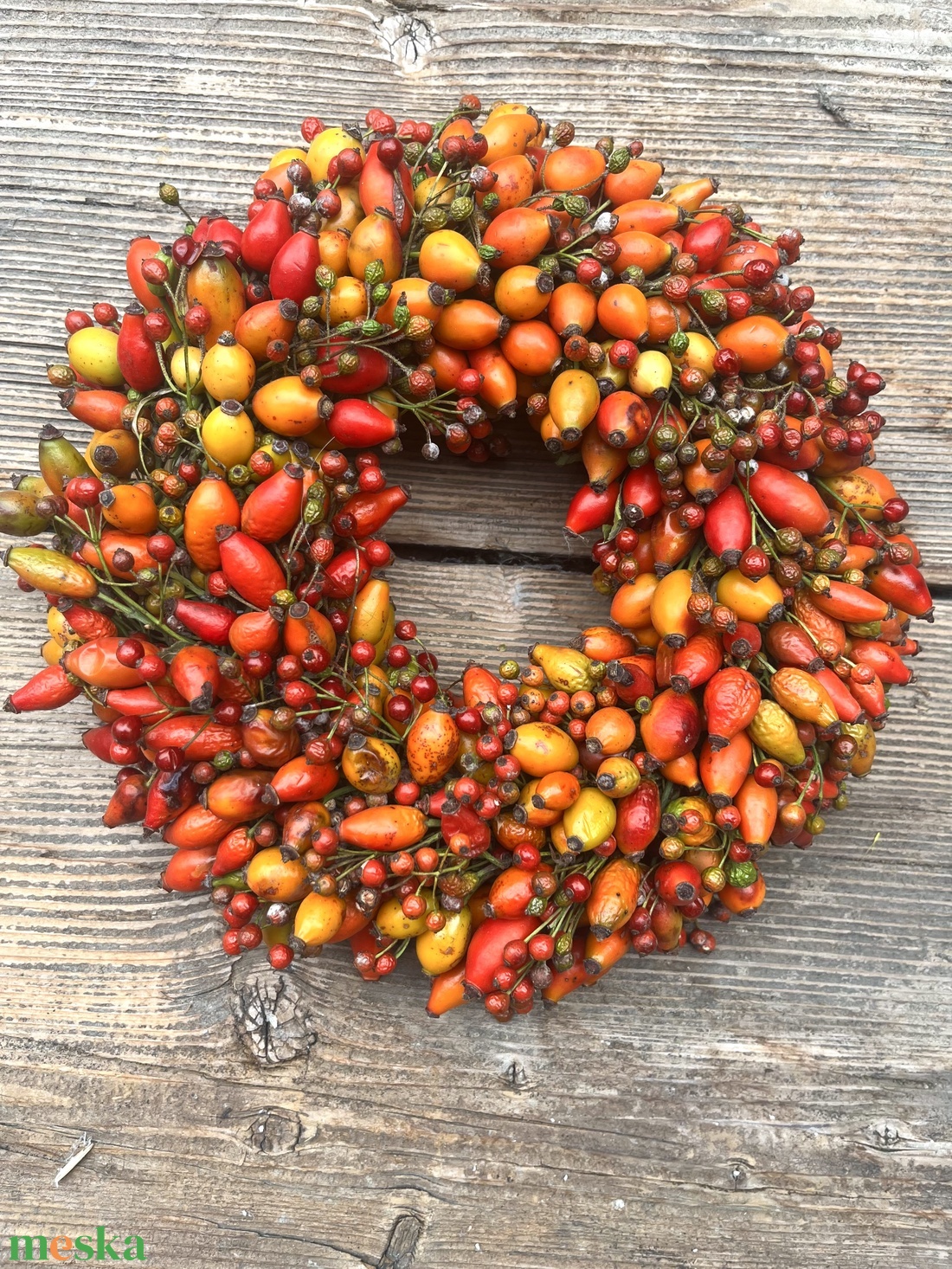 Csipkebogyó ajtódísz - otthon & életmód - dekoráció - ajtó- és ablak dekoráció - ajtódísz & kopogtató - Meska.hu