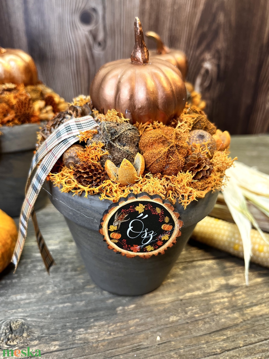 Pumpkin asztaldísz - otthon & életmód - dekoráció - asztal és polc dekoráció - asztaldísz - Meska.hu
