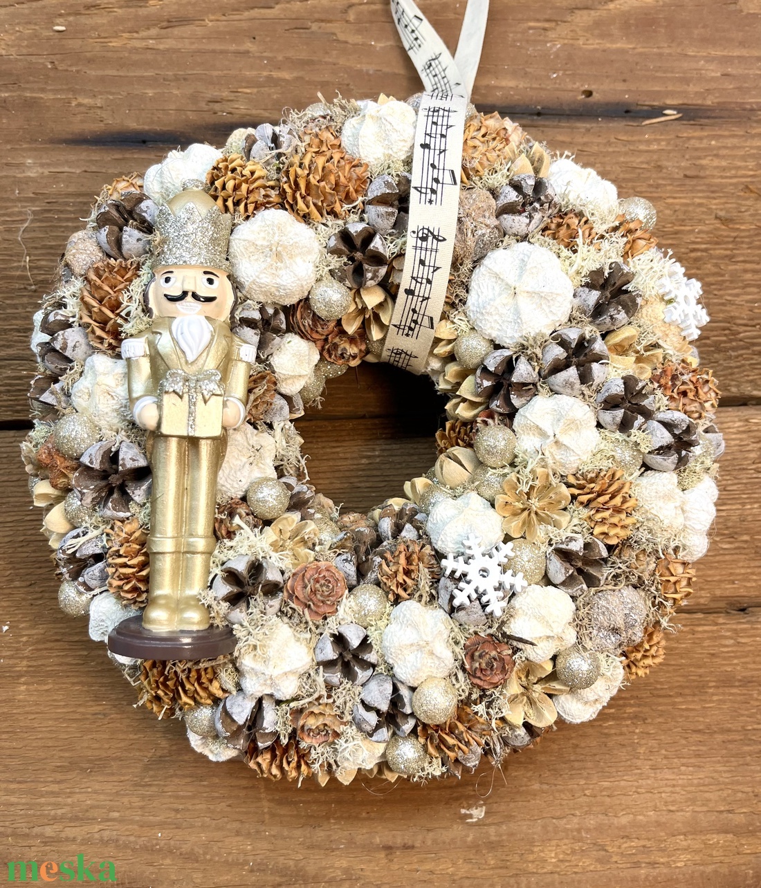 Diótörő kopogtató - karácsony - adventi díszek - adventi asztaldísz - Meska.hu