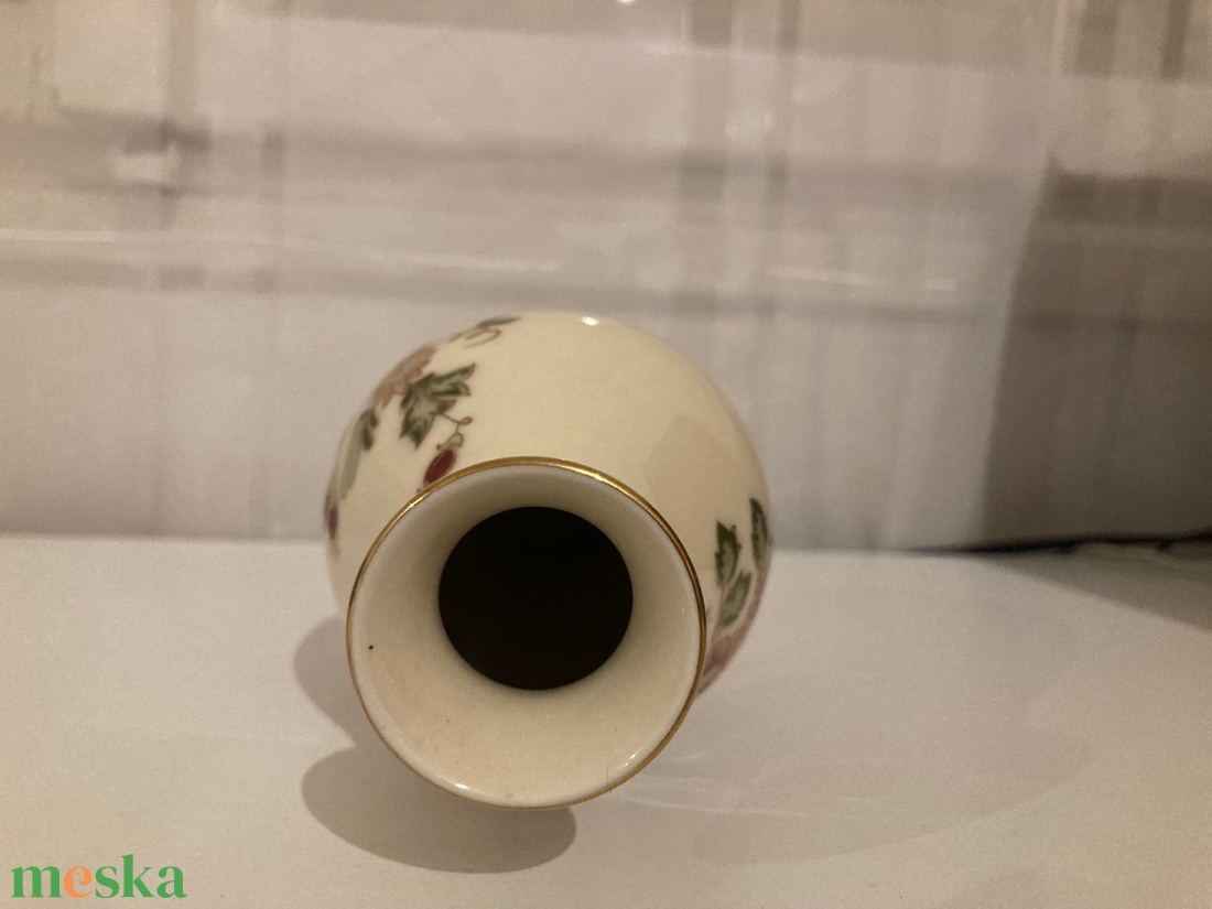 Zsolnay váza (13 cm, kézi festés, 85-ös dekor) - otthon & életmód - virágdekoráció - virágtartó - váza - Meska.hu
