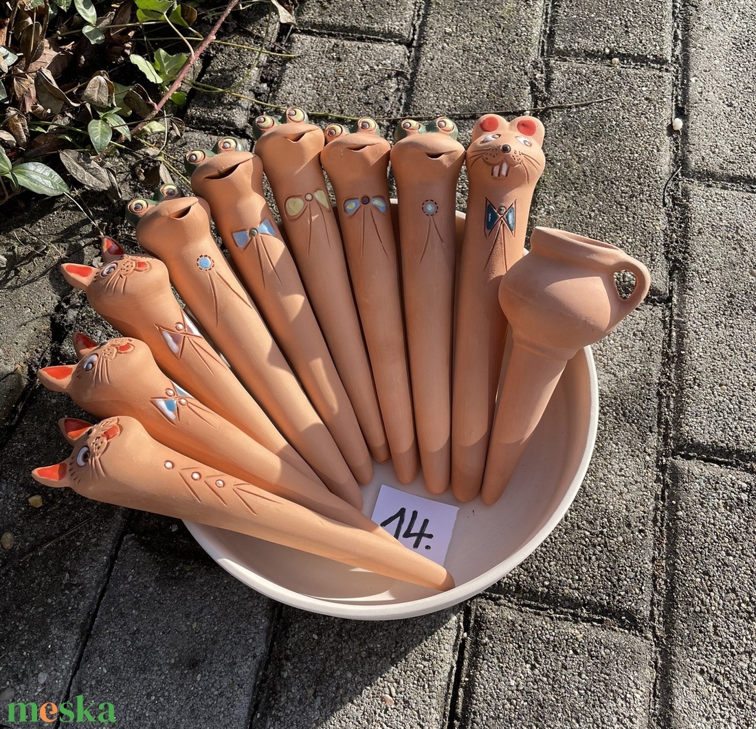 Vízadagoló kerámia szett - otthon & életmód - dekoráció - dekoratív figurák és szobrok - Meska.hu