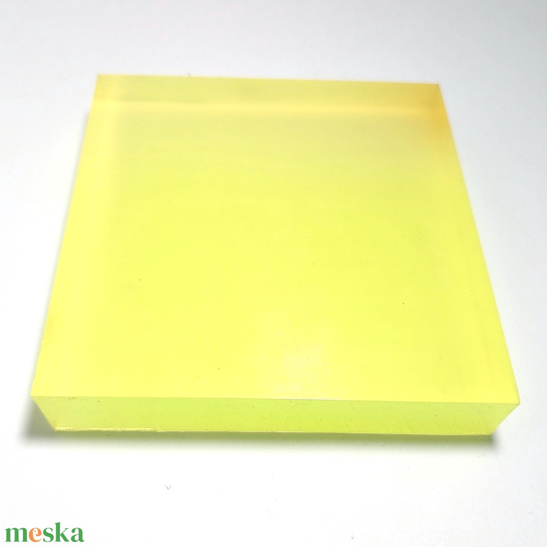 Stanctőke 100 x 100 x 20 mm , alátét, vágóalátét vágáshoz, lyukasztáshoz - kellékek & szerszámok - szerszámok, eszközök - eszköz bőrművességhez - Meska.hu