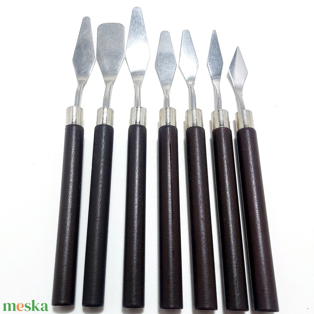 7 db-os spatula készlet vászon festéshez - kellékek & szerszámok - szerszámok, eszközök - egyéb szerszám, eszköz - Meska.hu 7 db-os spatula készlet vászon festéshez - kellékek & szerszámok - szerszámok, eszközök - egyéb szerszám, eszköz - Meska.hu