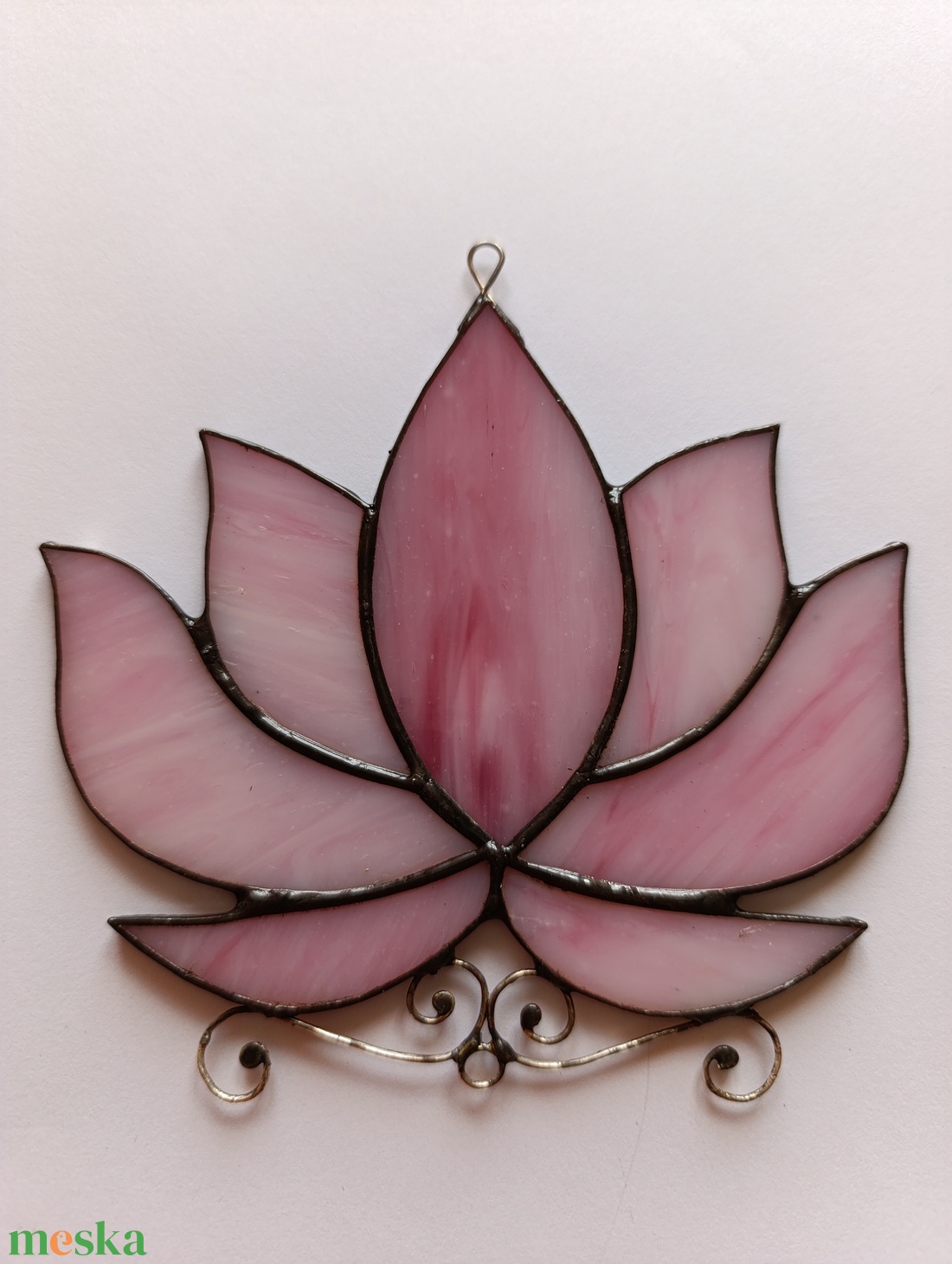 Lótuszvirág napfogó - otthon & életmód - dekoráció - ajtó- és ablak dekoráció - ablakdísz - Meska.hu