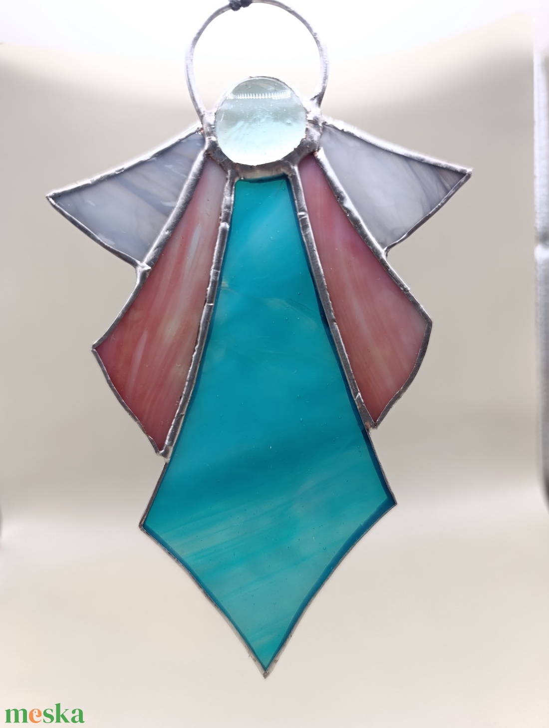 Tiffany angyal - otthon & életmód - dekoráció - fali és függő dekoráció - függődísz - Meska.hu