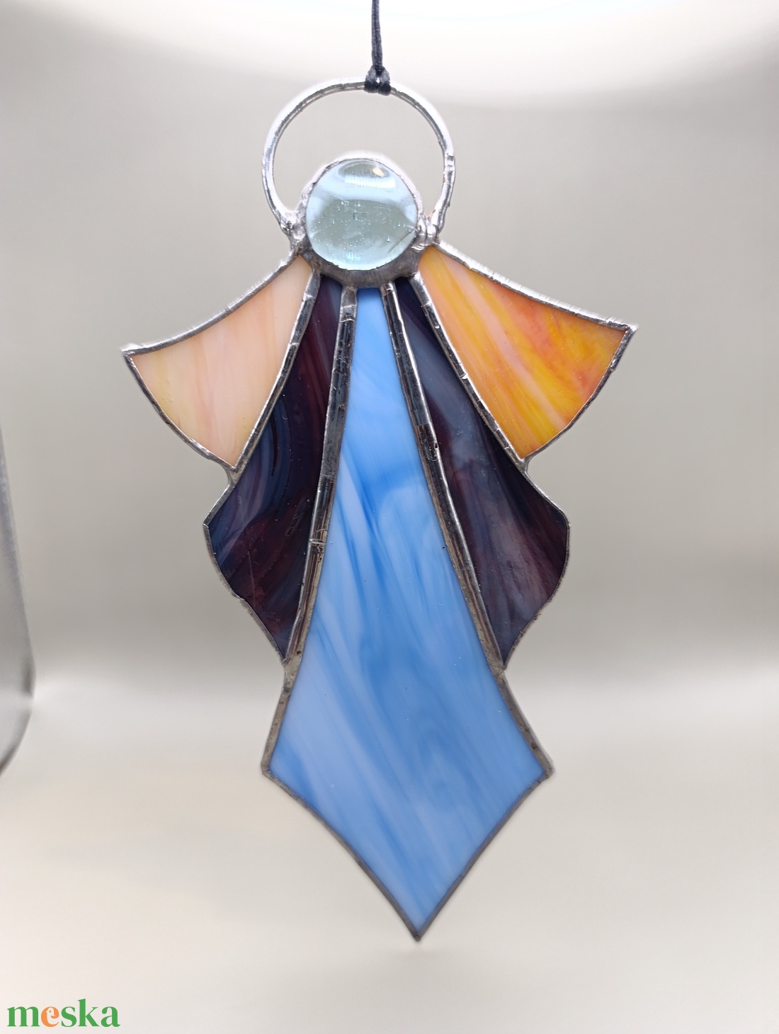 Tiffany angyal - otthon & életmód - dekoráció - fali és függő dekoráció - függődísz - Meska.hu
