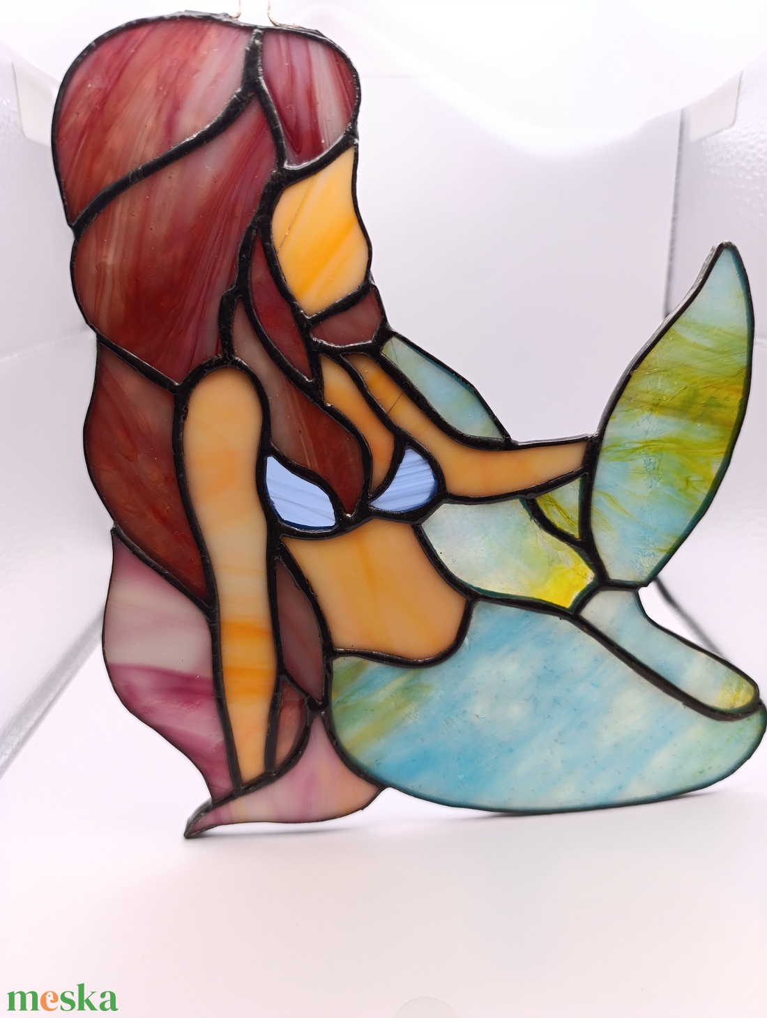 Tiffany sellő - otthon & életmód - dekoráció - fali és függő dekoráció - függődísz - Meska.hu