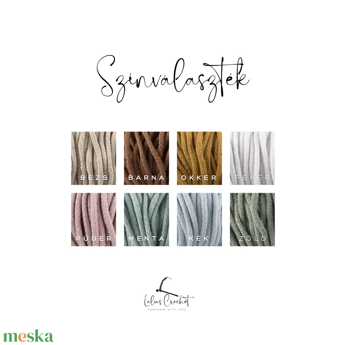 Horgolt ovális kosár � Természetes és letisztult dizájn - otthon & életmód - tárolás & rendszerezés - tárolókosár - Meska.hu