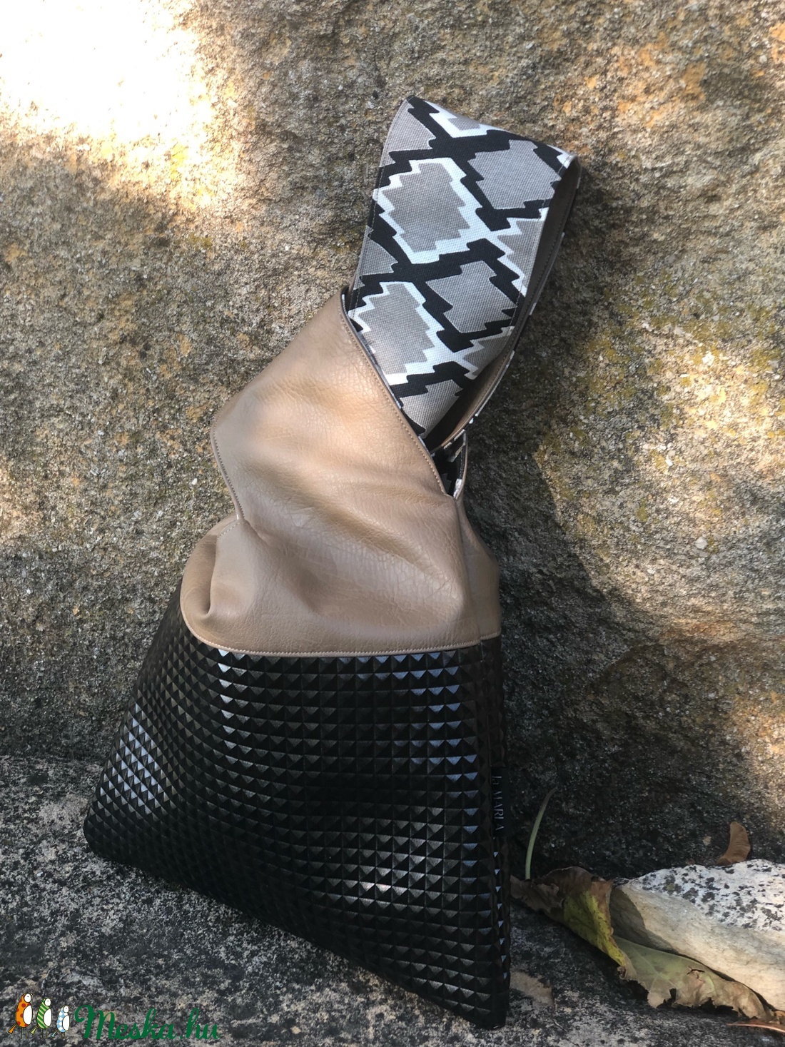 la MARLA black keresztpántos kis táska - japanese knotbag - táska & tok - variálható táska - Meska.hu la MARLA black keresztpántos kis táska - japanese knotbag - táska & tok - variálható táska - Meska.hu