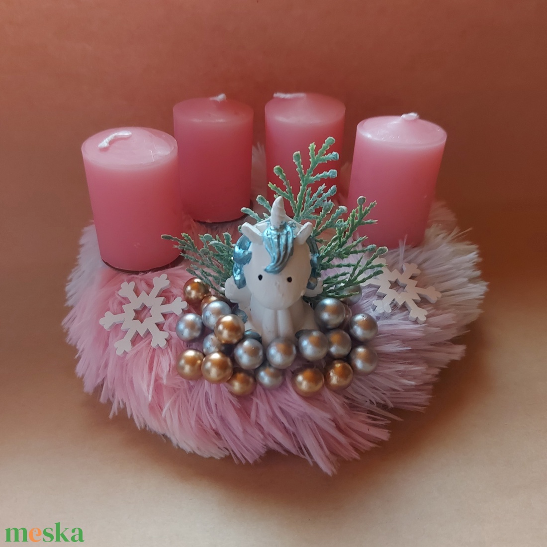 Adventi koszorú - karácsony - adventi díszek - adventi koszorú - Meska.hu