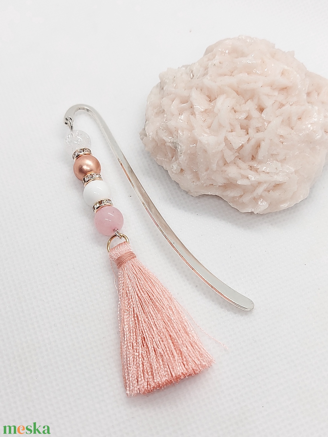 Rosegold Ásvány könyvjelző - könyv & zene - könyvjelző - Meska.hu