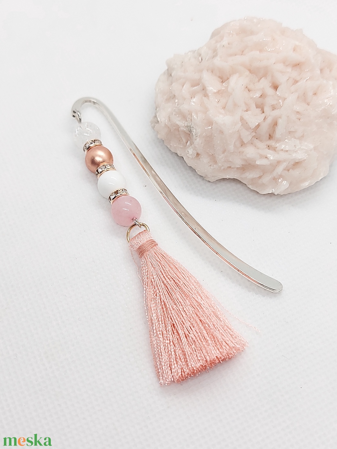 Rosegold Ásvány könyvjelző - könyv & zene - könyvjelző - Meska.hu