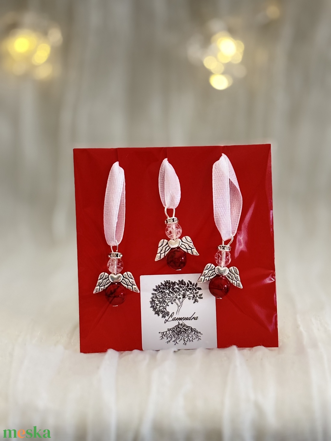 ásvány angyalkás karácsonyfadísz csomag - karácsony - karácsonyi lakásdekoráció - karácsonyfadíszek - Meska.hu