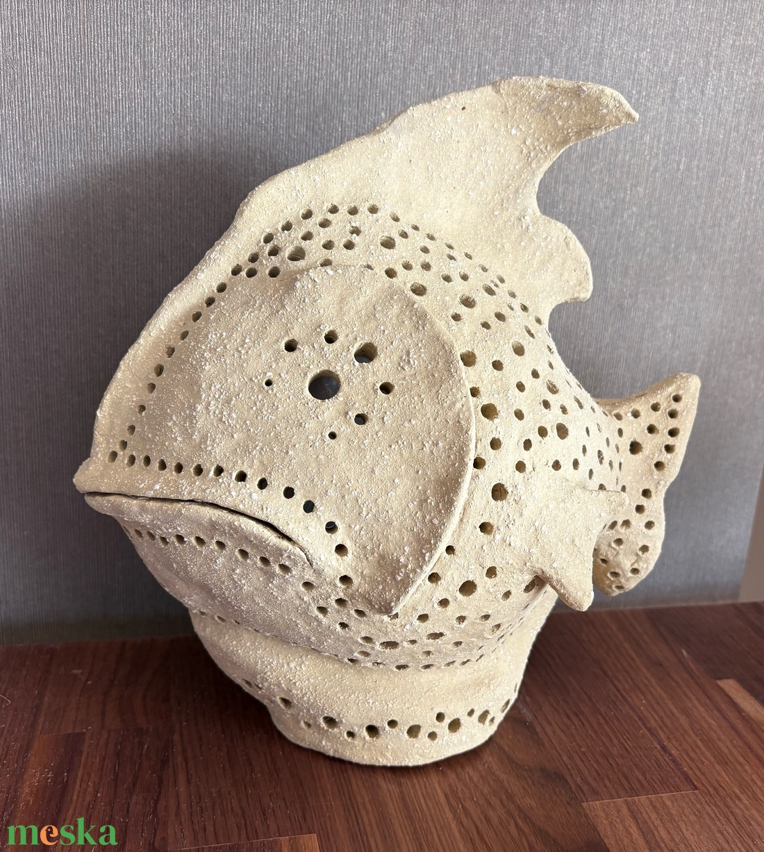 Kerámia hangulat lámpa kőhatású hal - otthon & életmód - lámpa - hangulatlámpa - Meska.hu