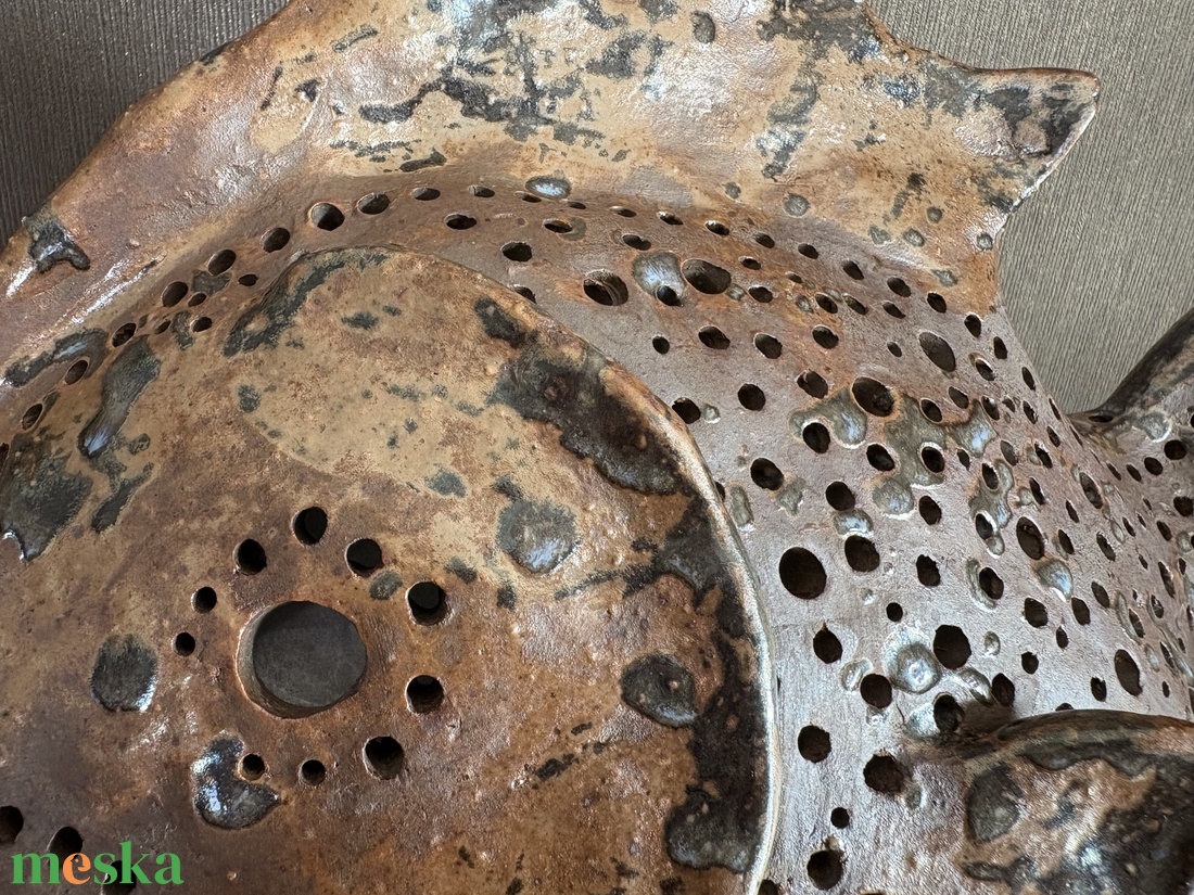 Kerámia lámpa fatűzben született hal - otthon & életmód - lámpa - hangulatlámpa - Meska.hu