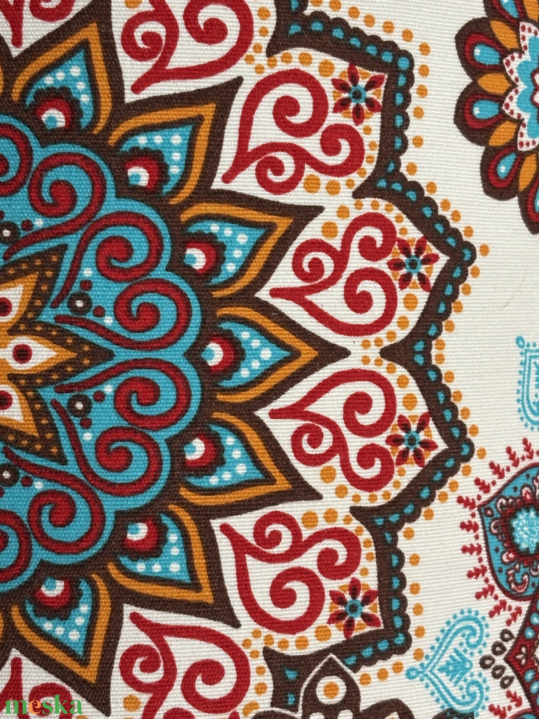 Kerámia lámpa fatüzes mandala - otthon & életmód - lámpa - asztali lámpa - Meska.hu