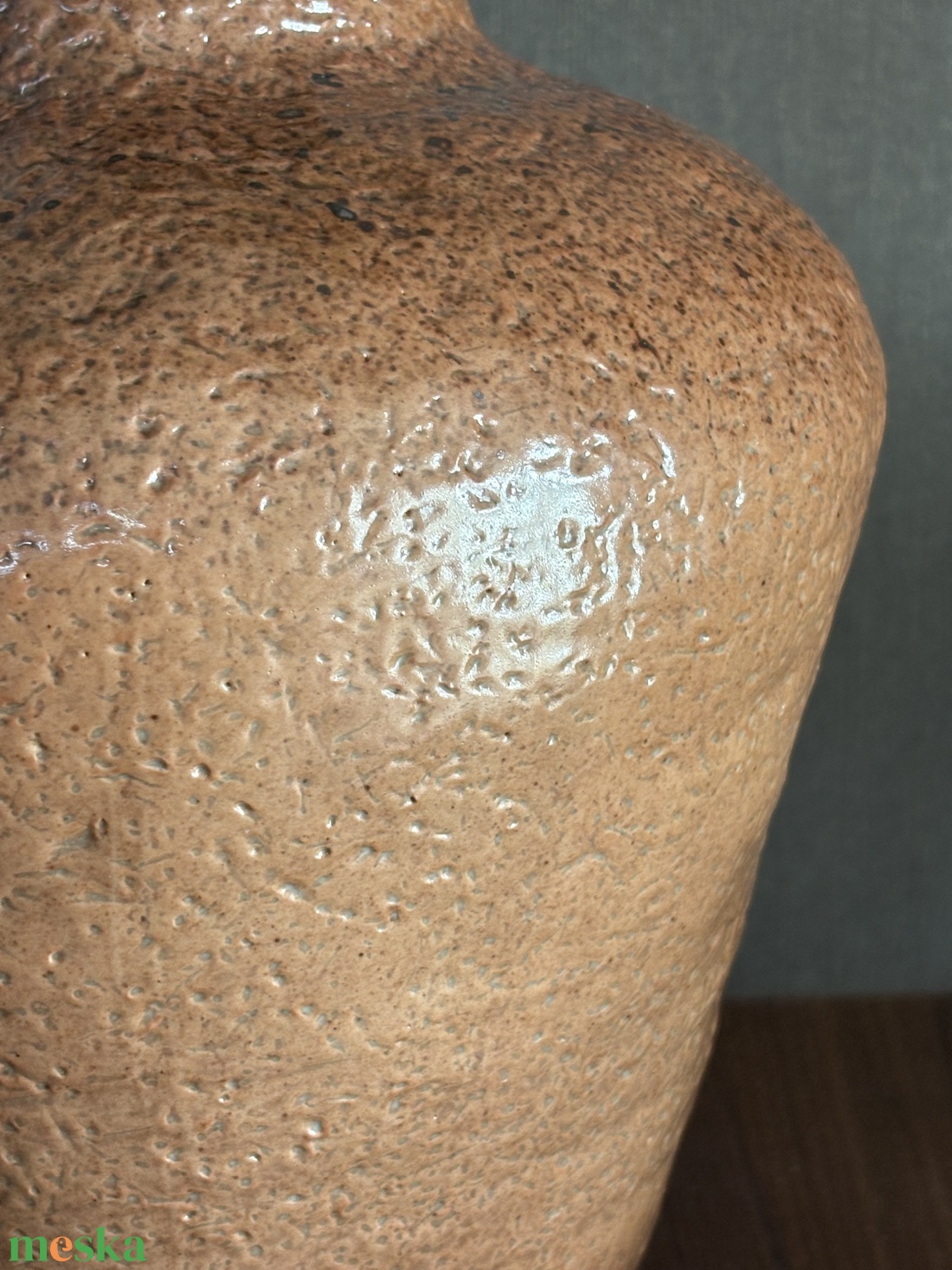 Kerámia lámpa fatüzes mandala - otthon & életmód - lámpa - asztali lámpa - Meska.hu