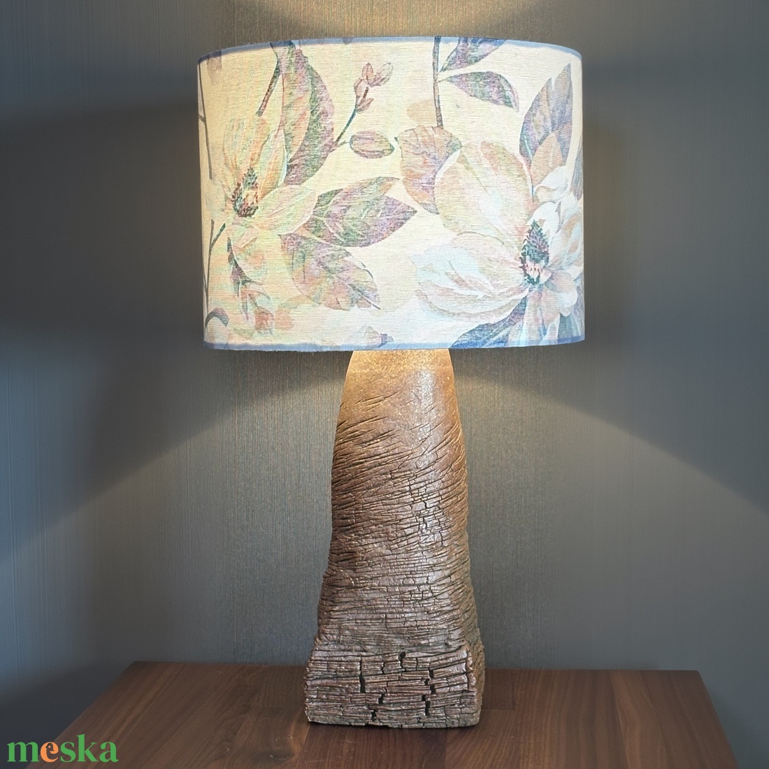 Kerámia asztali lámpa fatüzben született - otthon & életmód - lámpa - asztali lámpa - Meska.hu